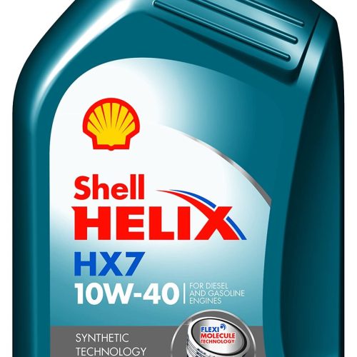 SHELL MOTOR OIL, HELIX 10W40 1 LTS