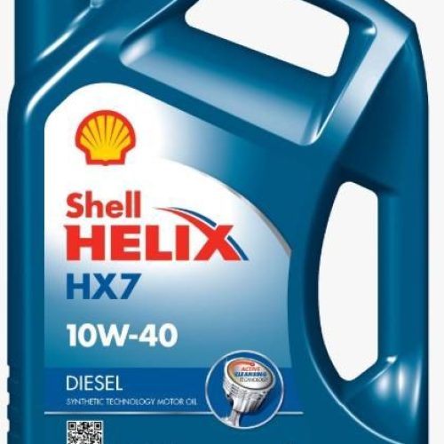 SHELL MOTOR OIL, HELIX 10W40 4 LTS