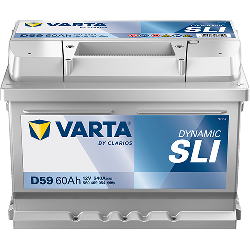 Bateria Varta Blue Dynamic 60 AH (+ Dir.) SLI 540A