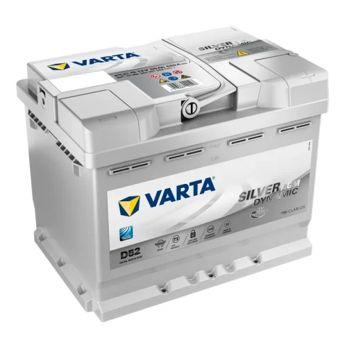 Bateria Varta Silver Dynamic AGM D52 de 12V 60Ah 680A (Substituída por A8)